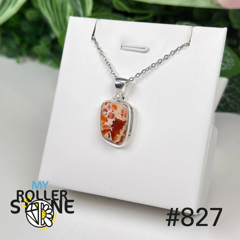 Anhänger aus mexikanischem Opal, 925er Sterlingsilber #P827