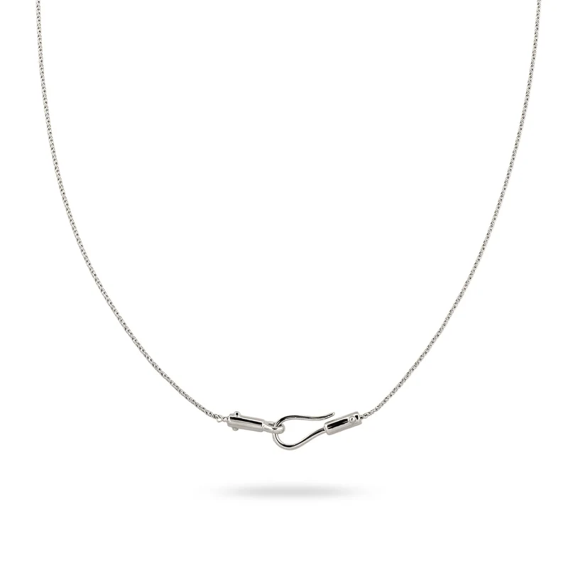 S-förmiger Hakenverschluss 925 Sterling Silber