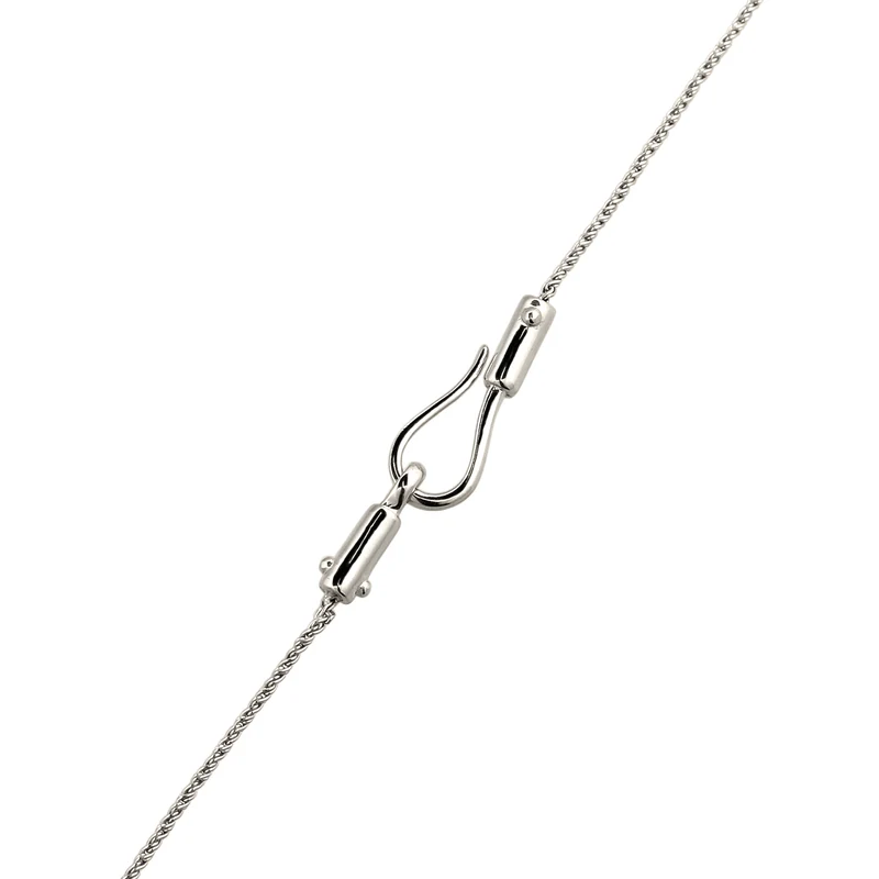 S-förmiger Hakenverschluss 925 Sterling Silber