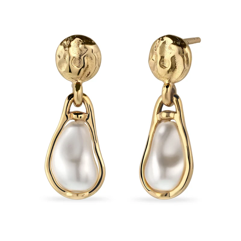 Ohrstecker Kreis | Swarovski Perle®