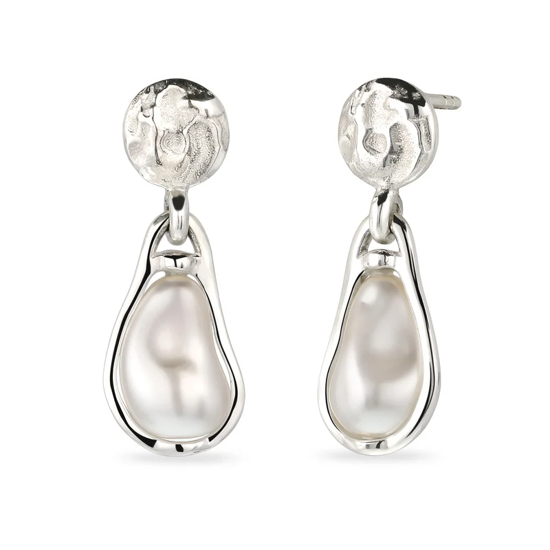 Ohrstecker Kreis | Swarovski Perle®