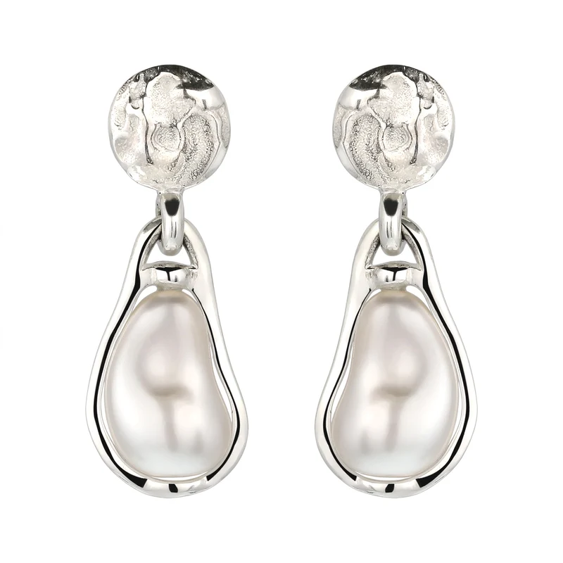 Ohrstecker Kreis | Swarovski Perle®