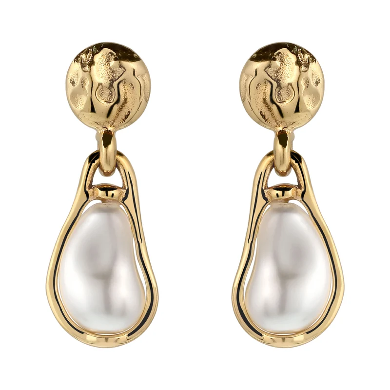 Ohrstecker Kreis | Swarovski Perle®