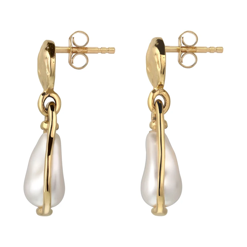 Ohrstecker Kreis | Swarovski Perle®