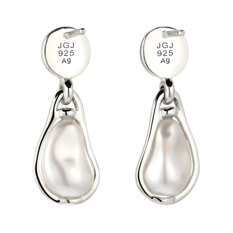 Ohrstecker Kreis | Swarovski Perle®