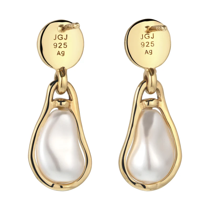 Ohrstecker Kreis | Swarovski Perle®