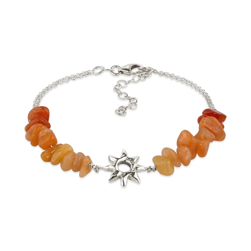 Armband Sonne | Aventurin (Braun)