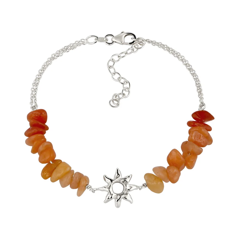 Armband Sonne | Aventurin (Braun)
