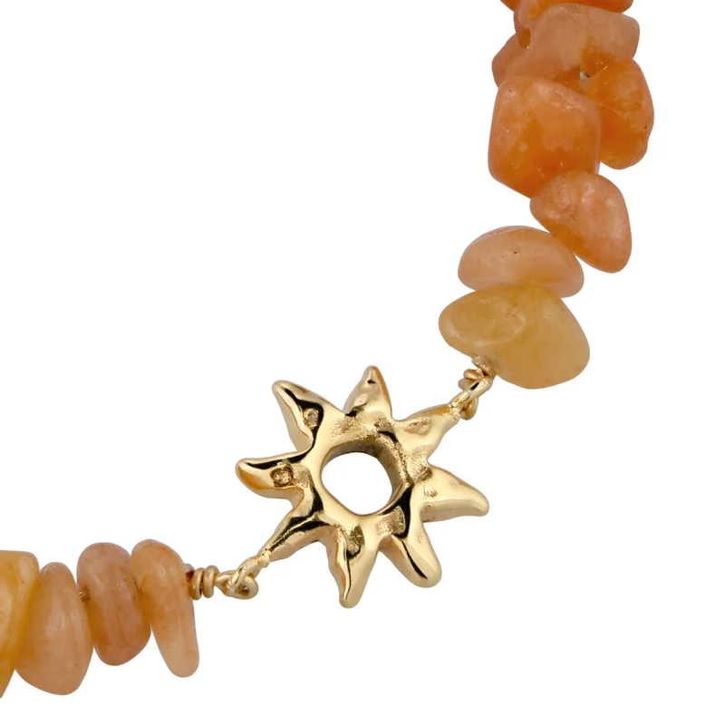Armband Sonne | Aventurin (Braun)