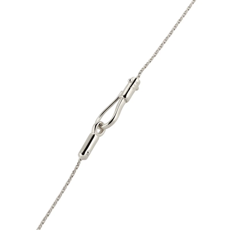 Halskette Würfel LOVE | Kristalle von Swarovski® (Weiß)
