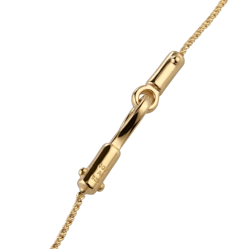 Halskette Würfel LOVE | Kristalle von Swarovski® (Weiß)