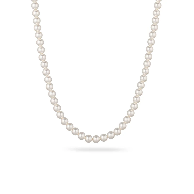 Halskette mit Swarovski®Perlen in Weiß