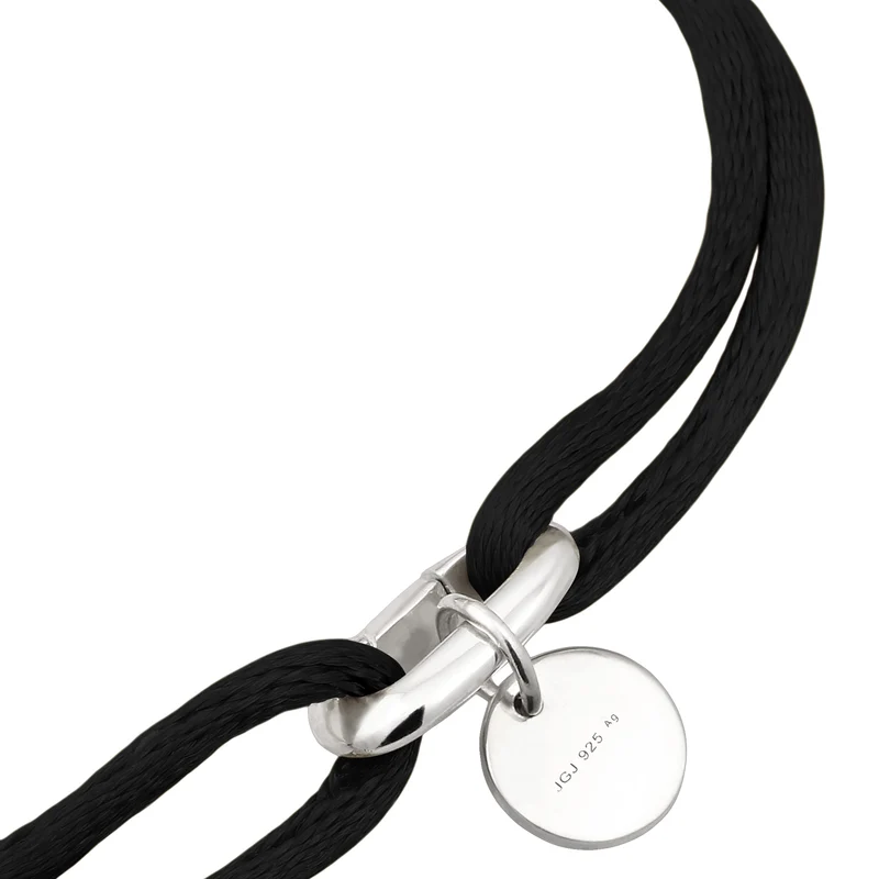 Armband Herz & Smiling Face | Satin (Gelb)