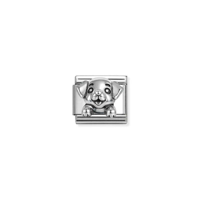 Classic Oxidised Silver Dog Animals & Pets Charms