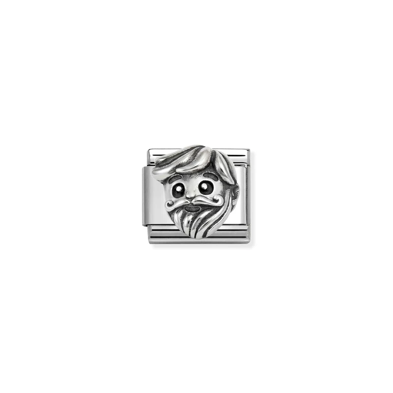 Classic Oxidised Silver Grandpa Family & Friends Charms