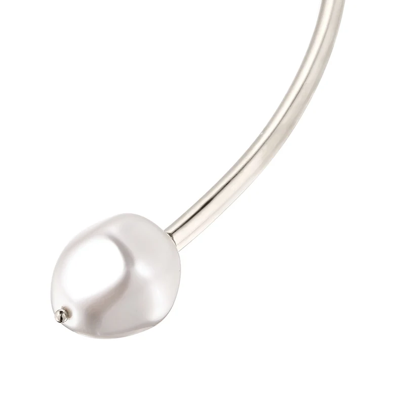 Halsreif | Mit Perlen von Swarovski® (Weiß)
