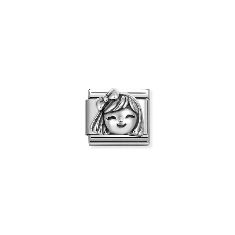 Classic Oxidised Silver Girl Family & Friends Charms