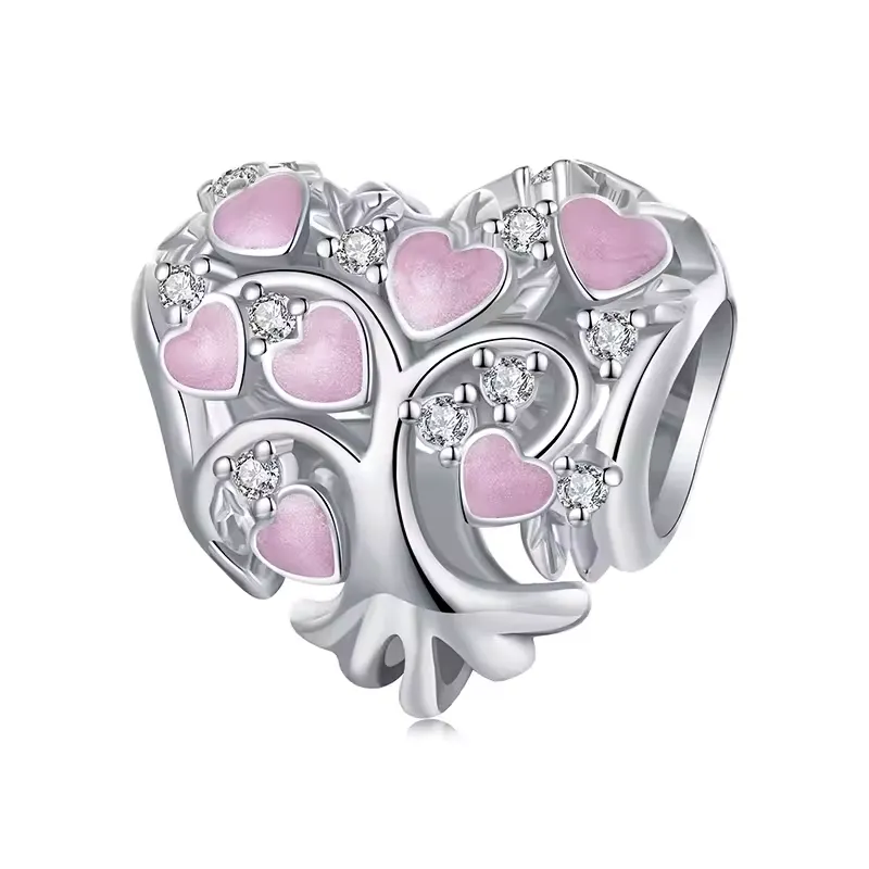 Tree of Hearts Charm | CZ EN