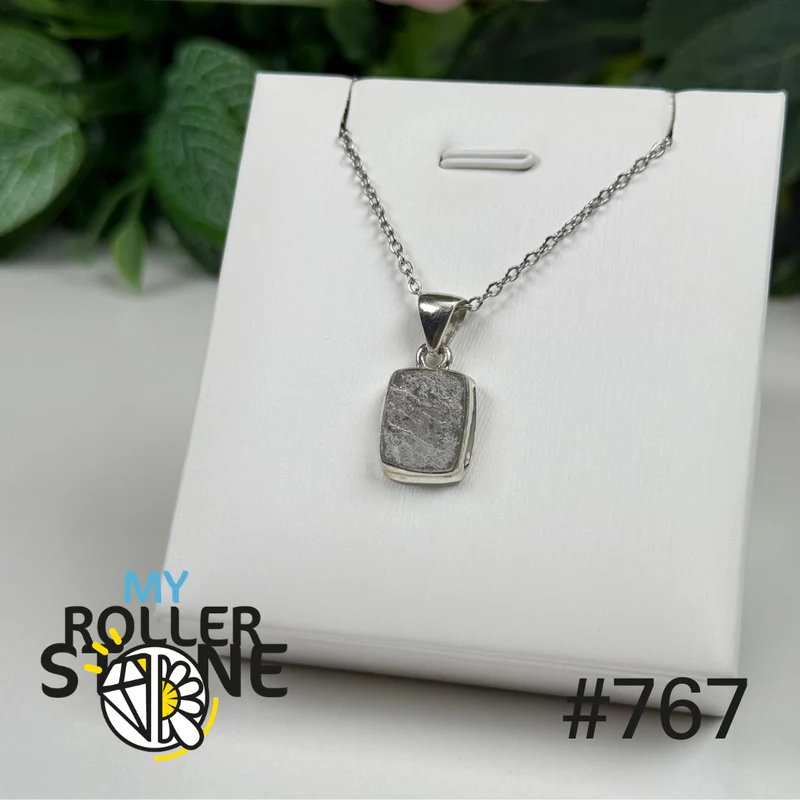 Meteoritenanhänger aus 925er Silber Muonionalusta #P767