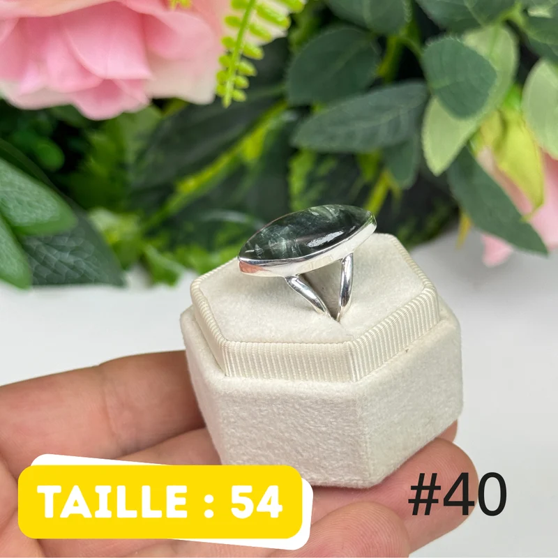 Seraphinitring aus 925er Sterlingsilber #PR40