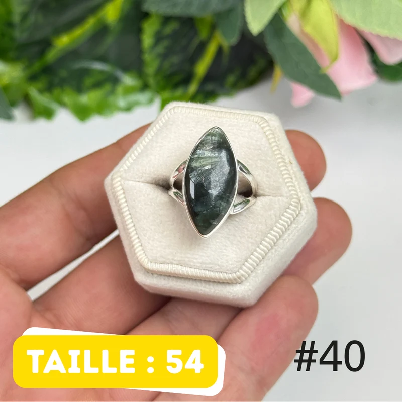 Seraphinitring aus 925er Sterlingsilber #PR40