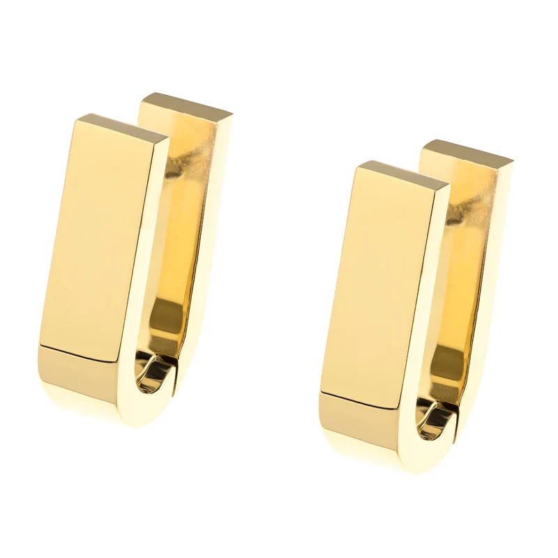 Edelstahl Creolen vergoldet ERNSTES DESIGN E768