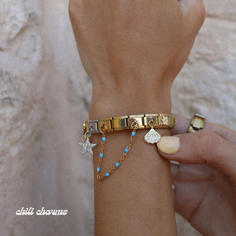 Charm Coquillage Or