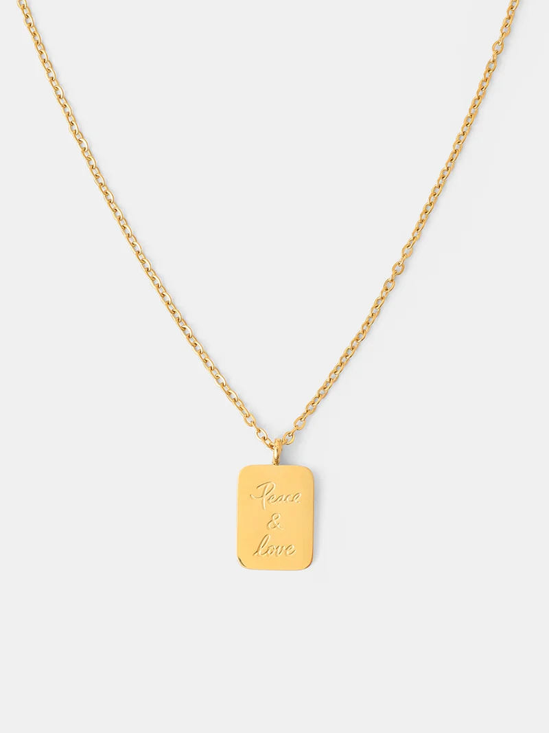 Inscribed Vow Kette