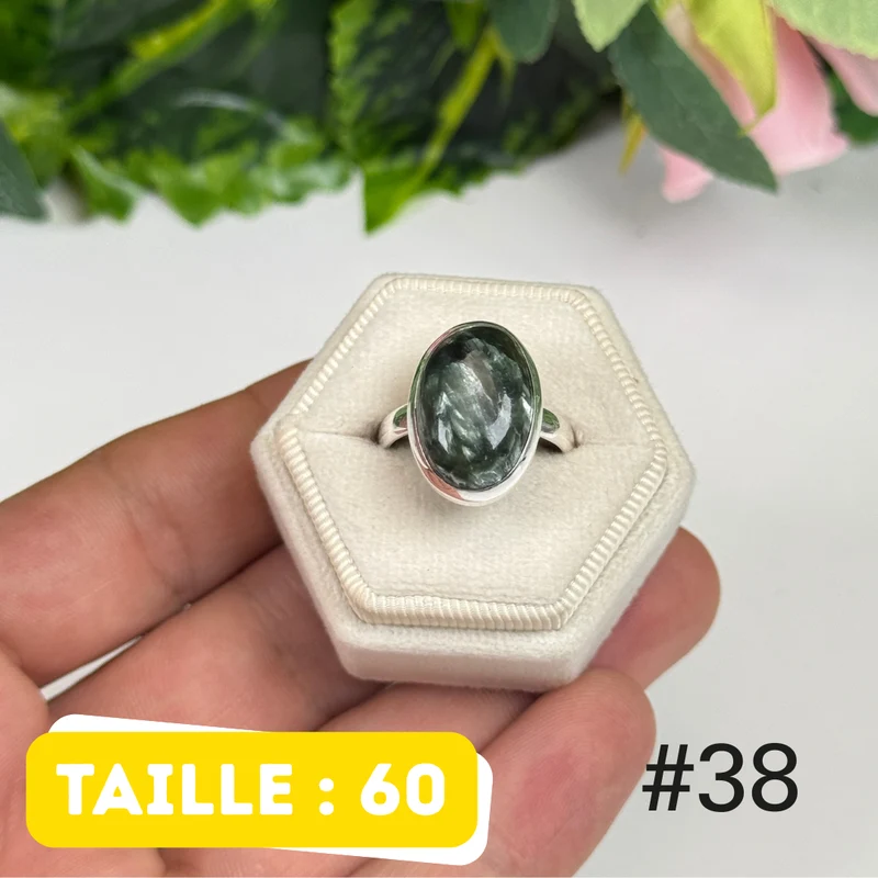 Seraphinitring aus 925er Sterlingsilber #PR38