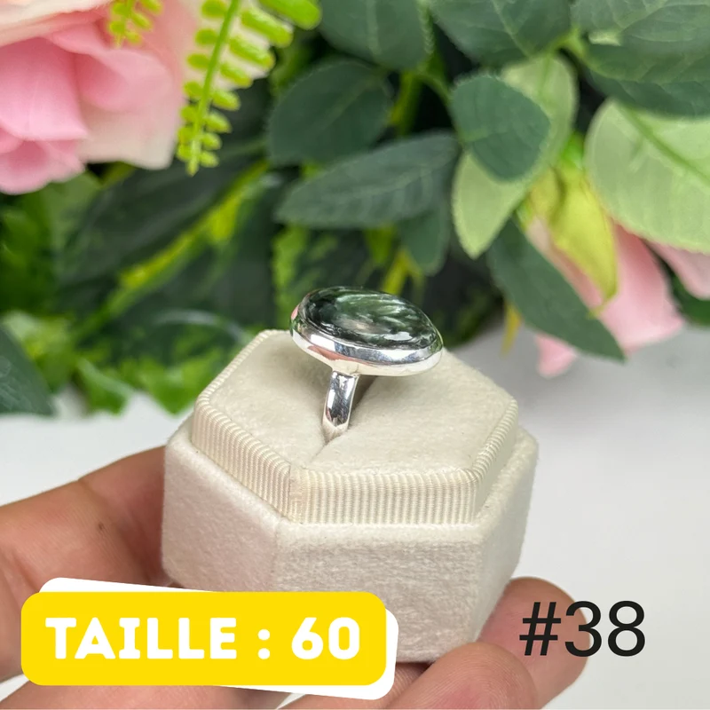 Seraphinitring aus 925er Sterlingsilber #PR38