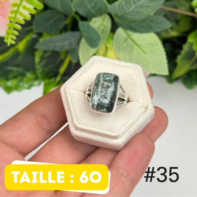 Seraphinitring aus 925er Sterlingsilber #PR35