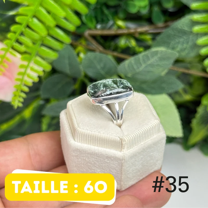 Seraphinitring aus 925er Sterlingsilber #PR35