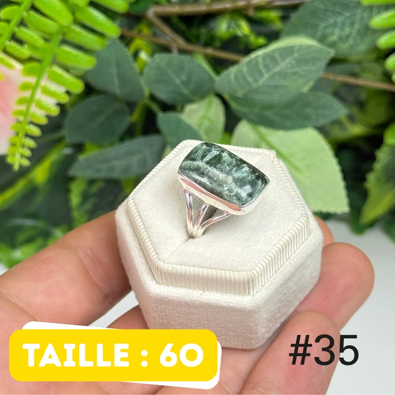 Seraphinitring aus 925er Sterlingsilber #PR35