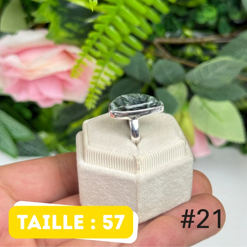Seraphinitring aus 925er Sterlingsilber #PR21
