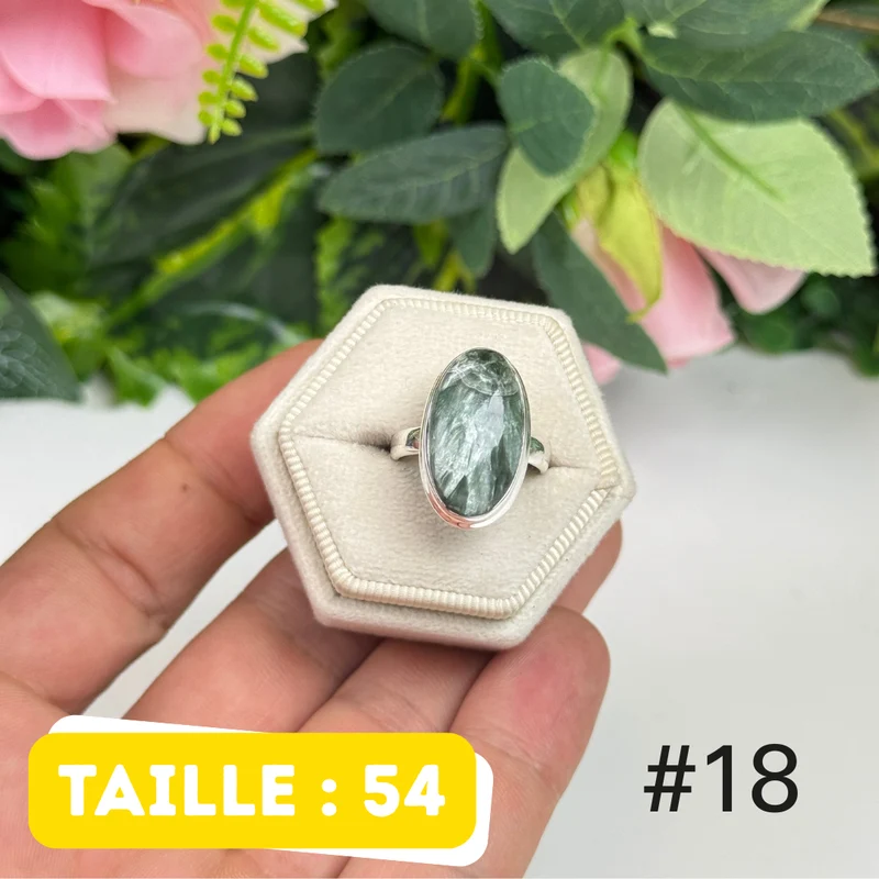 Seraphinitring aus 925er Sterlingsilber #PR18