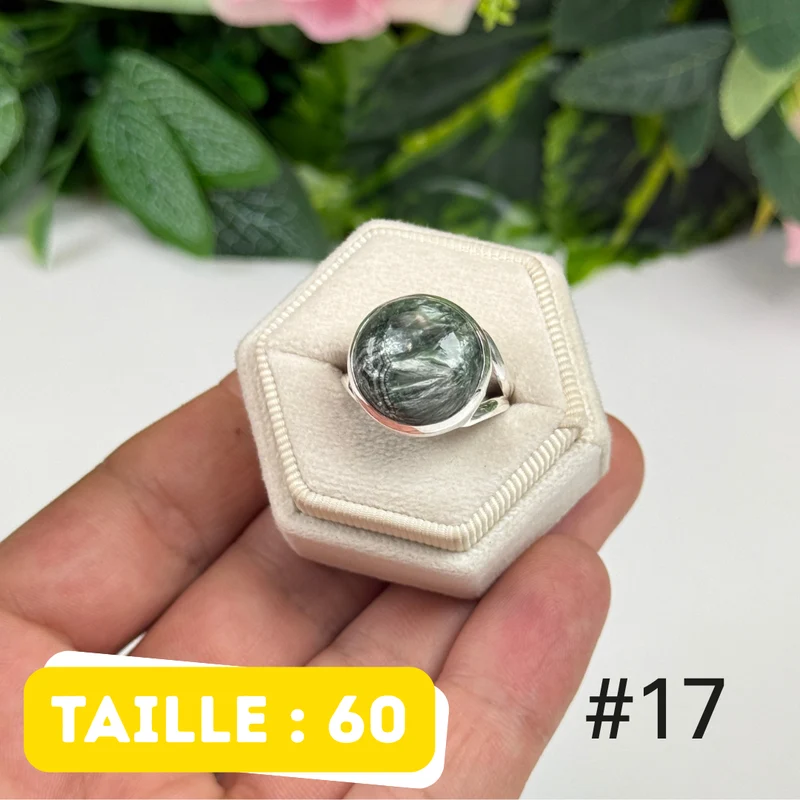 Seraphinitring aus 925er Sterlingsilber #PR17