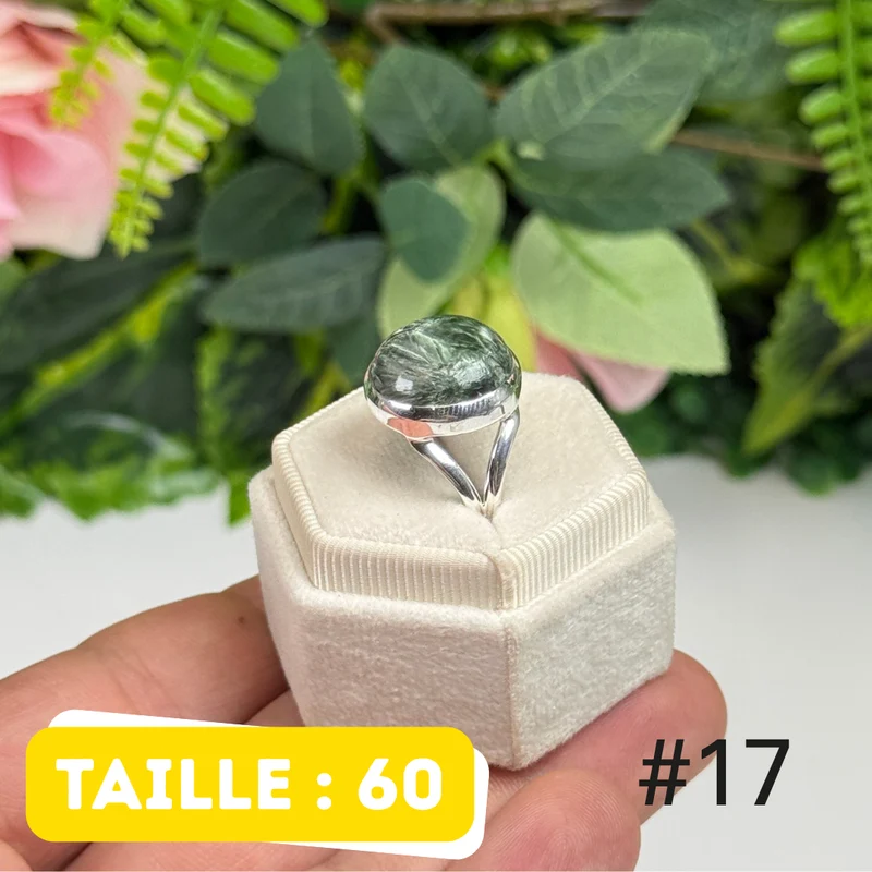 Seraphinitring aus 925er Sterlingsilber #PR17
