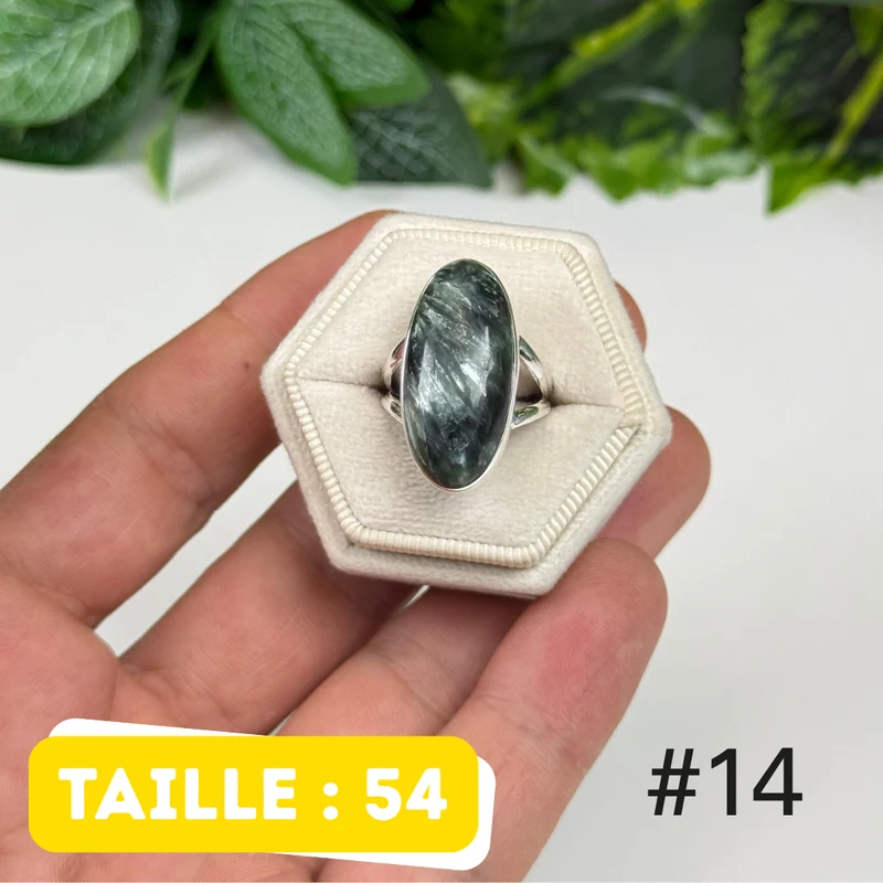 Seraphinitring aus 925er Sterlingsilber #PR14