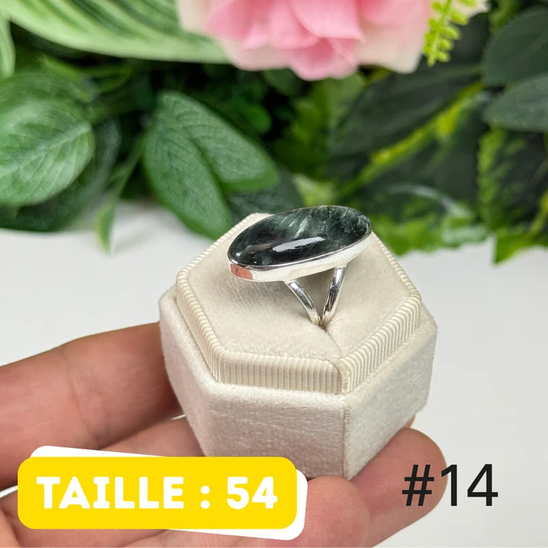 Seraphinitring aus 925er Sterlingsilber #PR14