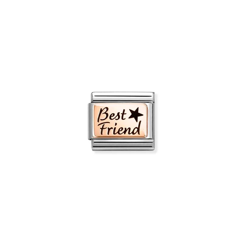 Classic Rose Gold Best Friends with Star Friends & Family Charms