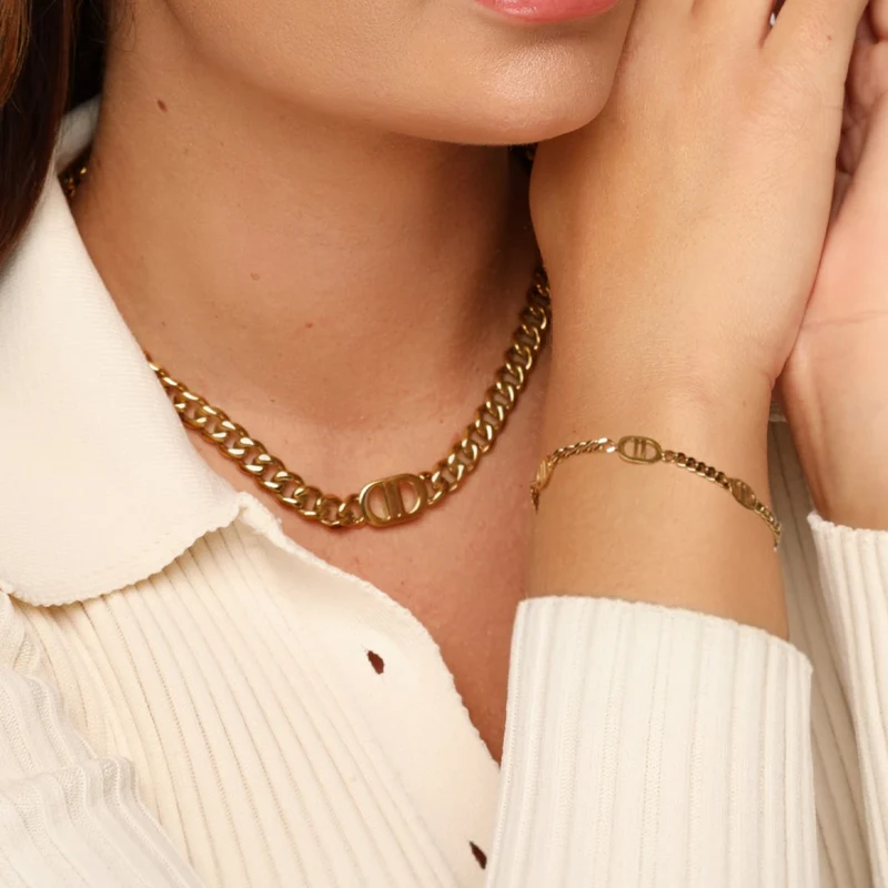 Leyla Set | 18K vergoldet