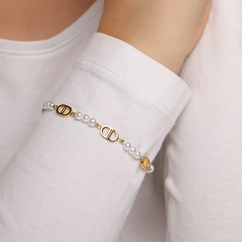 Pearl Prestige Armband | 18K vergoldet