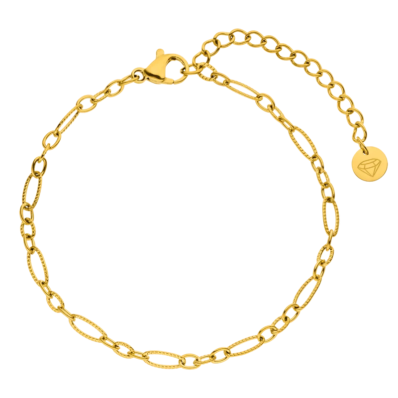 Smooth Chain Armband | 18K vergoldet