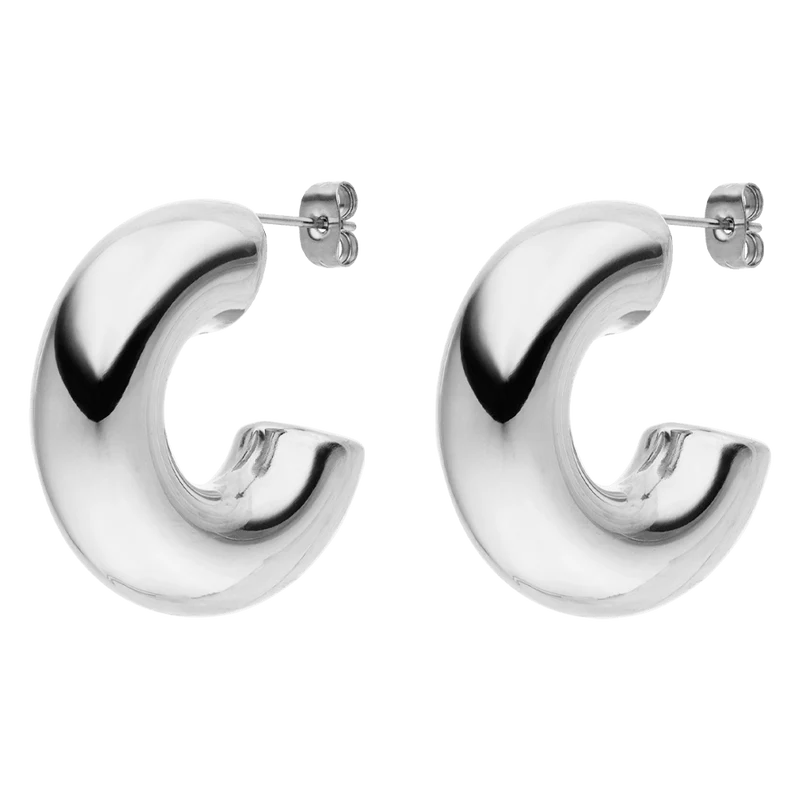 Bold Hoops Ohrringe | 18K vergoldet