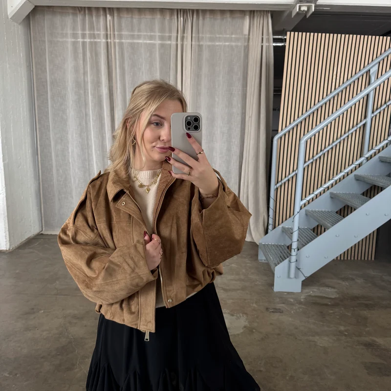 Jacke Mali - Hellbraun