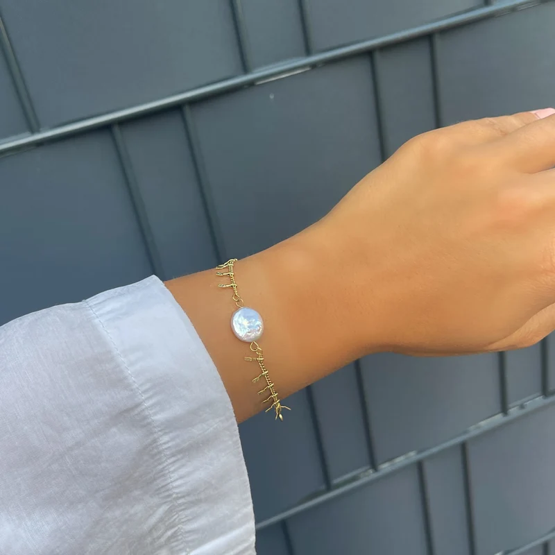 Sea Breeze Armband | 18K vergoldet