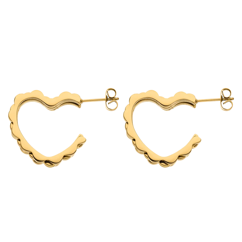 Heartwave Ohrringe | 18K vergoldet