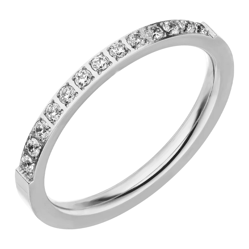 Half Shine Ring | 18K vergoldet