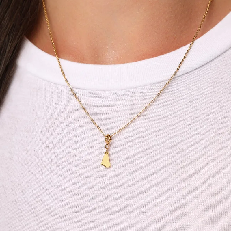 Hearty Charm | 18K vergoldet