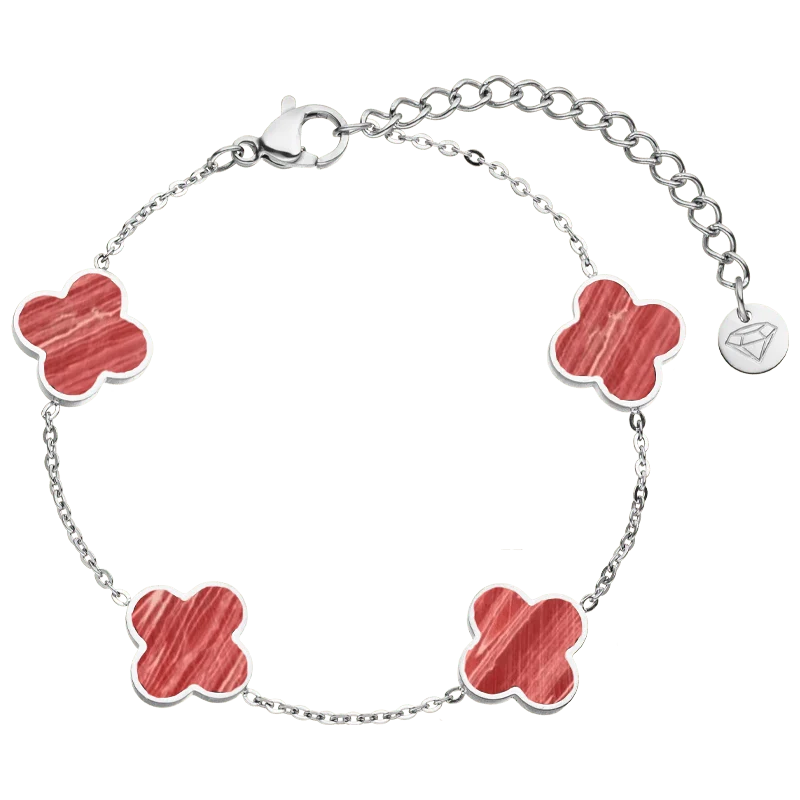 Fire Clover Armband | 18K vergoldet